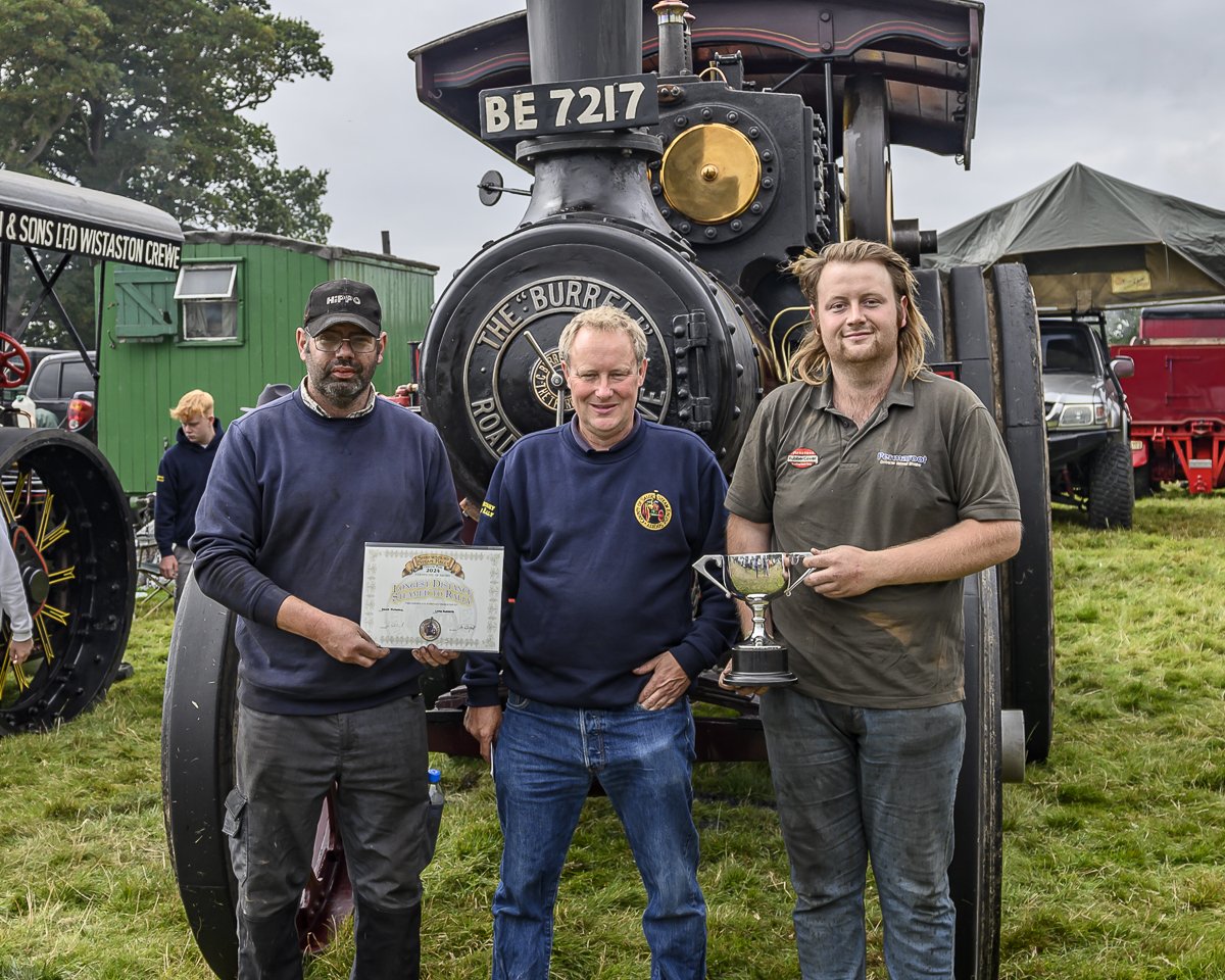 Longest Distance Steamed to Rally Adam Mitchell & Michael Fuller (Lord Roberts)