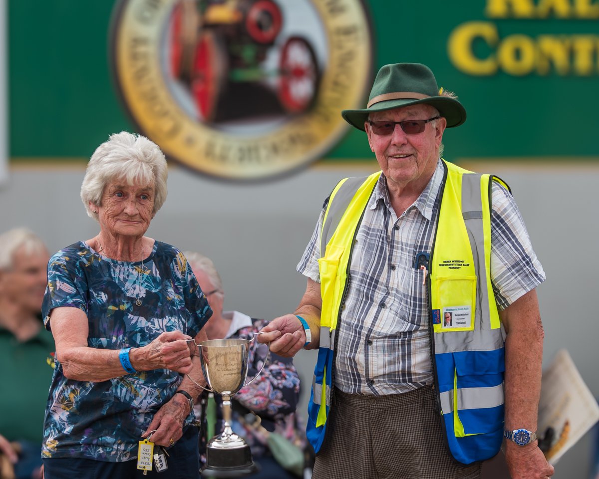 Mike Salmon Trophy, in Recognition of Personal Contribution and Commitment to the Society - Brenda Key