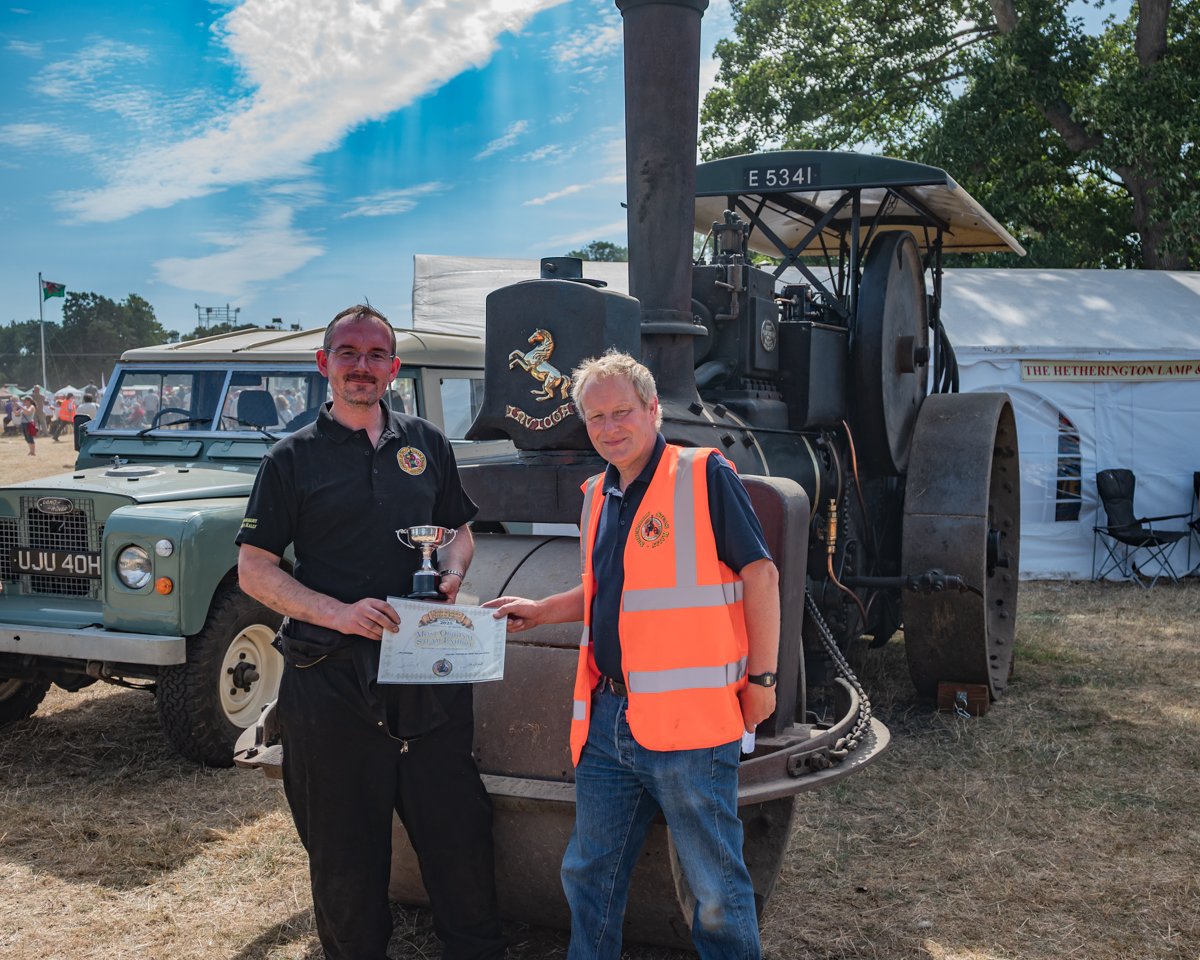 Ted Jones Memorial Cup for Best Original Steam Exhibit - Aveling & Porter BS Roller - Ian Cooper